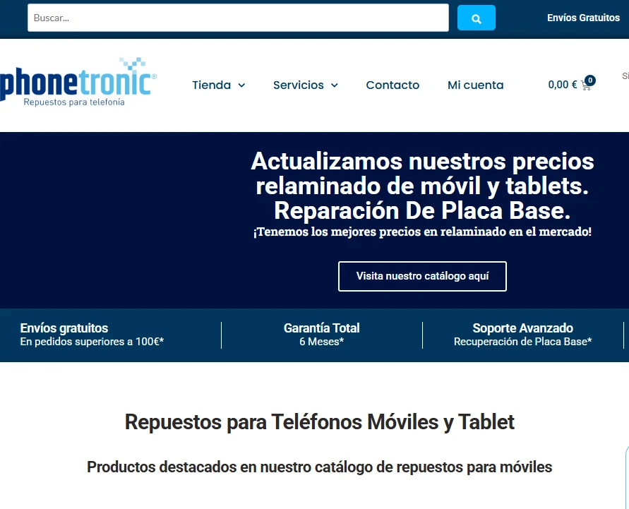 TIENDAS ONLINE - phonetronic